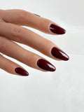 Press-on-nails Vinyle Burgundy