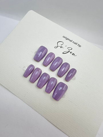 Press-on-nails Orchid Bloom