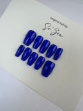Press-on-nails Blue Mystique