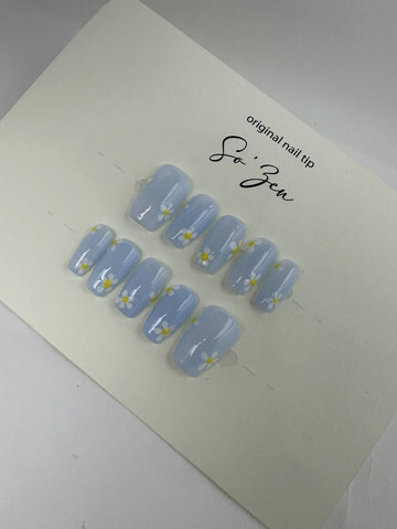 Press-on-nails Daisy Breeze