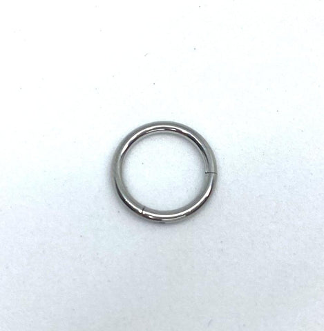 Piercing Oreille en Acier chirurgical ring fermé en 3 Couleurs Silver PO-440