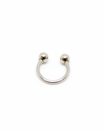 Piercing Oreille Ring en Acier chirurgical Couleur Silver PO-057